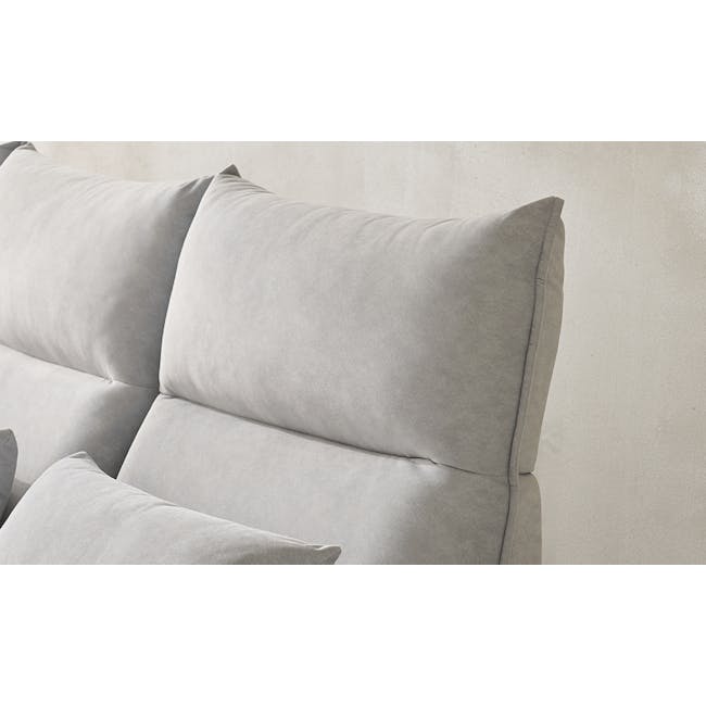 Cornell 3 Seater Adjustable Chaise Sofa - Cream (Pet Friendly) - 12