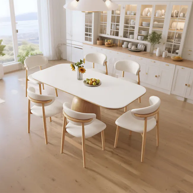 Renae Dining Table 1.6m (Sintered Stone) - 2