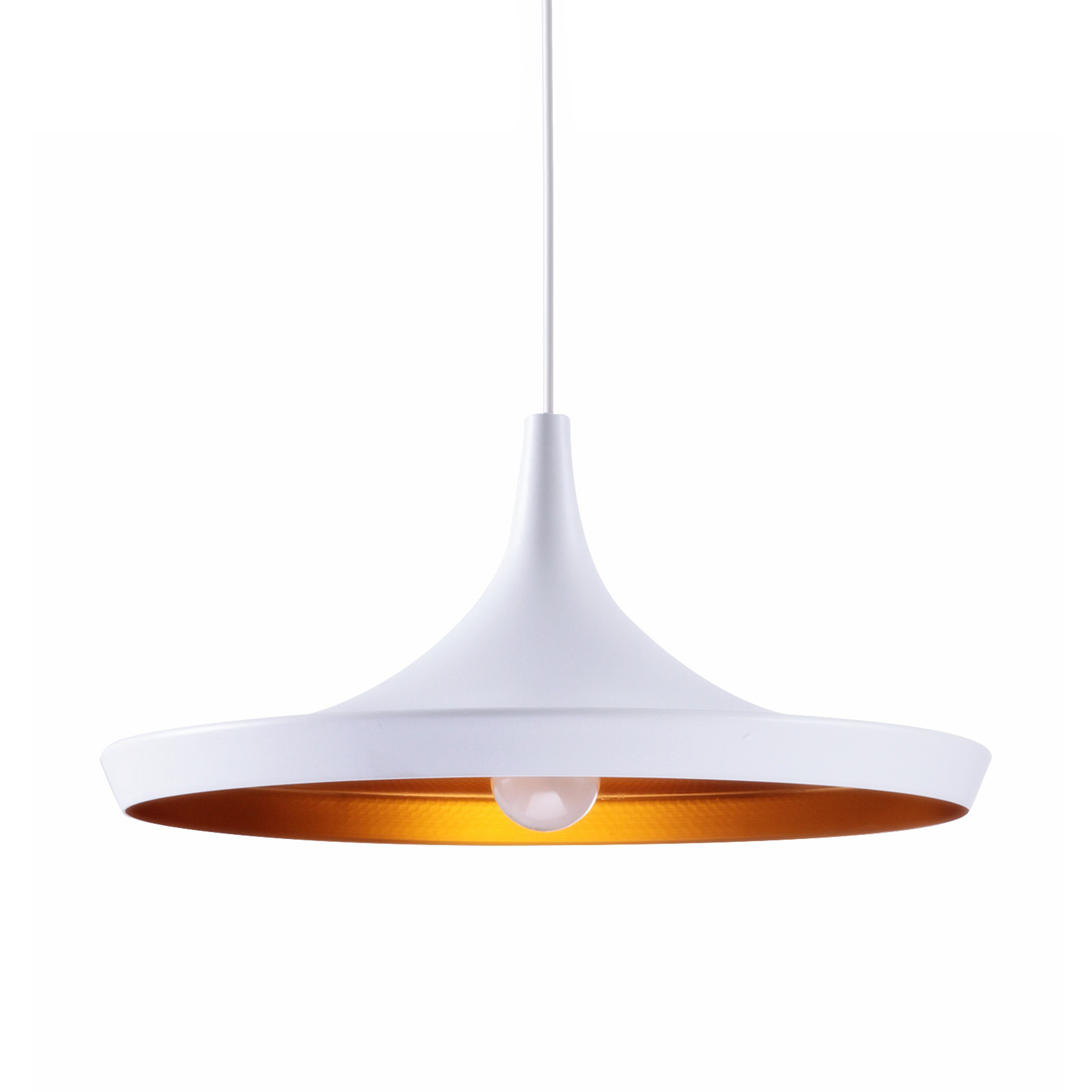 Sven Wide Pendant Lamp - White
