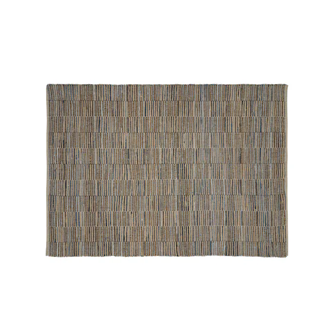 Rodeo Low Pile Rug (Blue/Natural) - 2.3m x 1.6m - 1