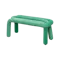 Pilo Bench 1m - Mint Green (Velvet)