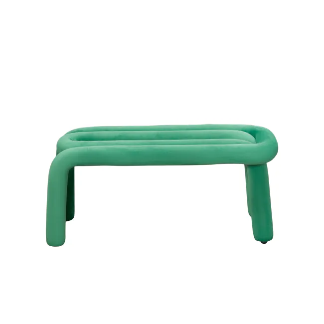 Pilo Bench 1m - Mint Green (Velvet) - 5