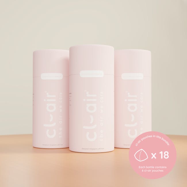 cl-air Formaldehyde Removal - (2 Choices) - 8 - Clair air, eco-friendly, soft fabric, compact pouches, sustainable