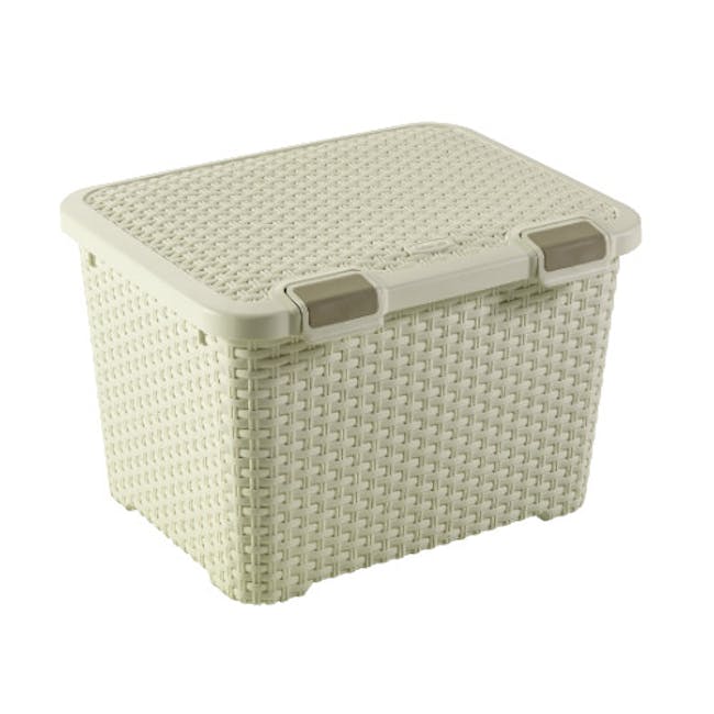 Style Box with Lid 43L - Off White - 0