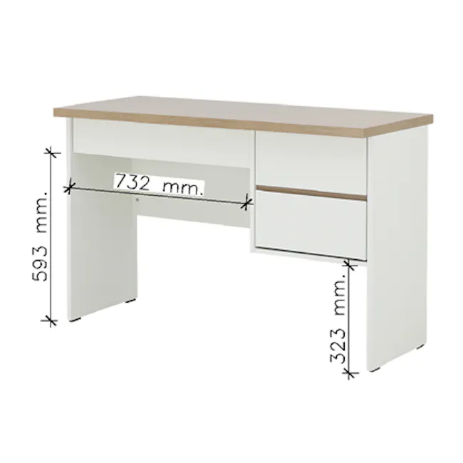 Miho Study Desk 1.2m - 10