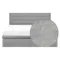 ESSENTIALS King Headboard Storage Bed - Mink Grey (Pet Friendly)