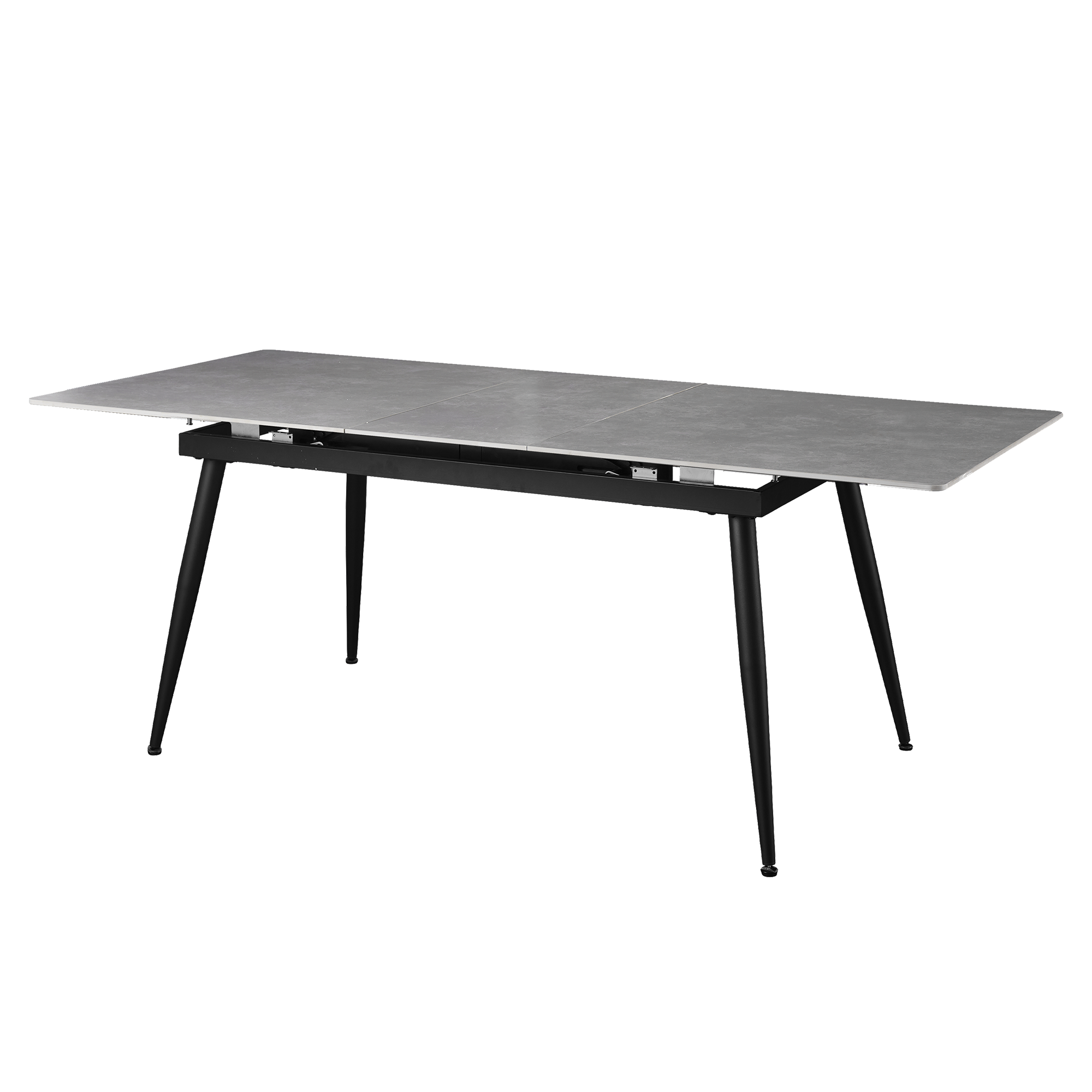 Syla Extendable Dining Table 1.3m-1.6m - Concrete Grey (Sintered Stone)