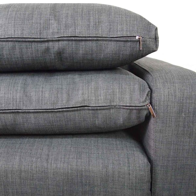 Aikin 2.5 Seater Sofa Bed - Grey - 4