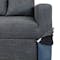 Vernon 3 Seater Sofa Bed - Dark Grey - 8