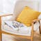 Sidney Knitted Cushion Cover - Mustard - 1