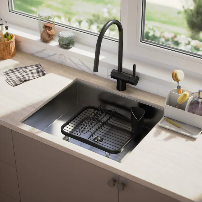 Sinkin Dish Rack - Black - 10