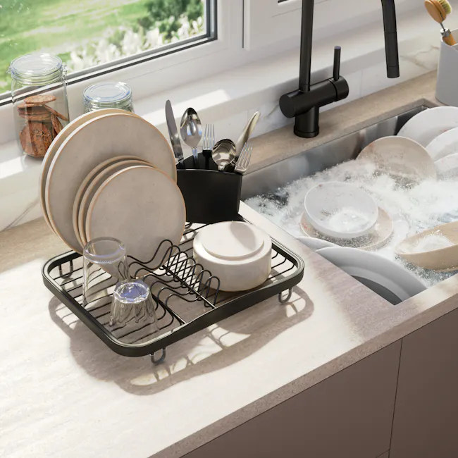 Sinkin Dish Rack - Black - 2