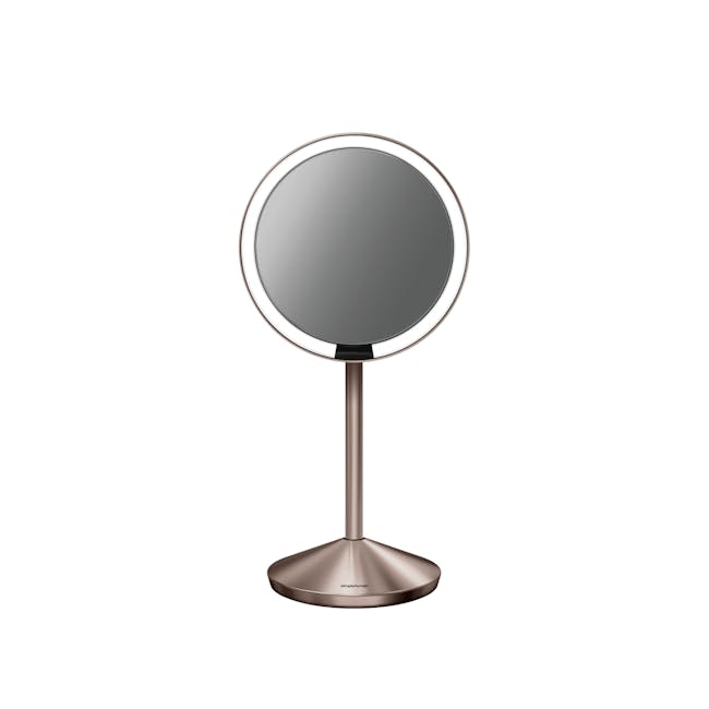 simplehuman Mini Sensor Mirror 5'' Round - Rose Gold - 0
