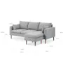 Alicia L-Shaped Sofa - Blue - 7