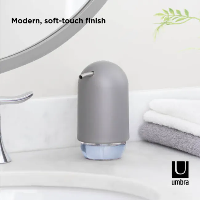 Touch Soap Pump - White - 7 - Modern, soft-touch finish, sleek design, minimalist aesthetic, contemporary bathroom
