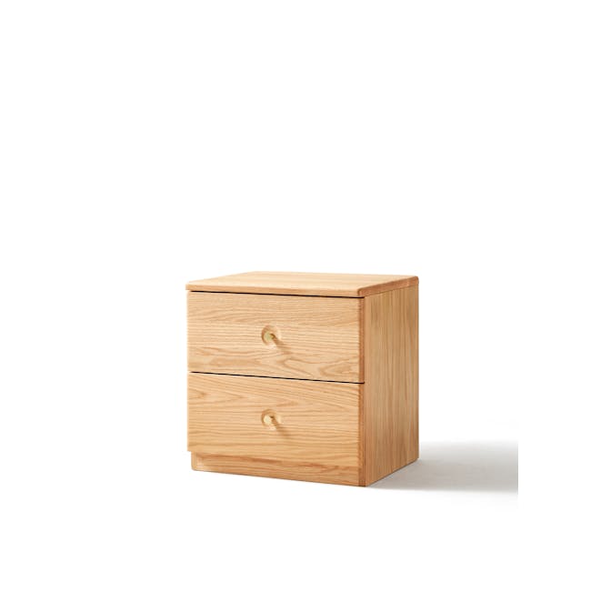 Cara Twin Drawer Bedside Table - 6