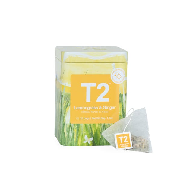 T2 Icon Tins - Lemongrass & Ginger (2 Options) - 0