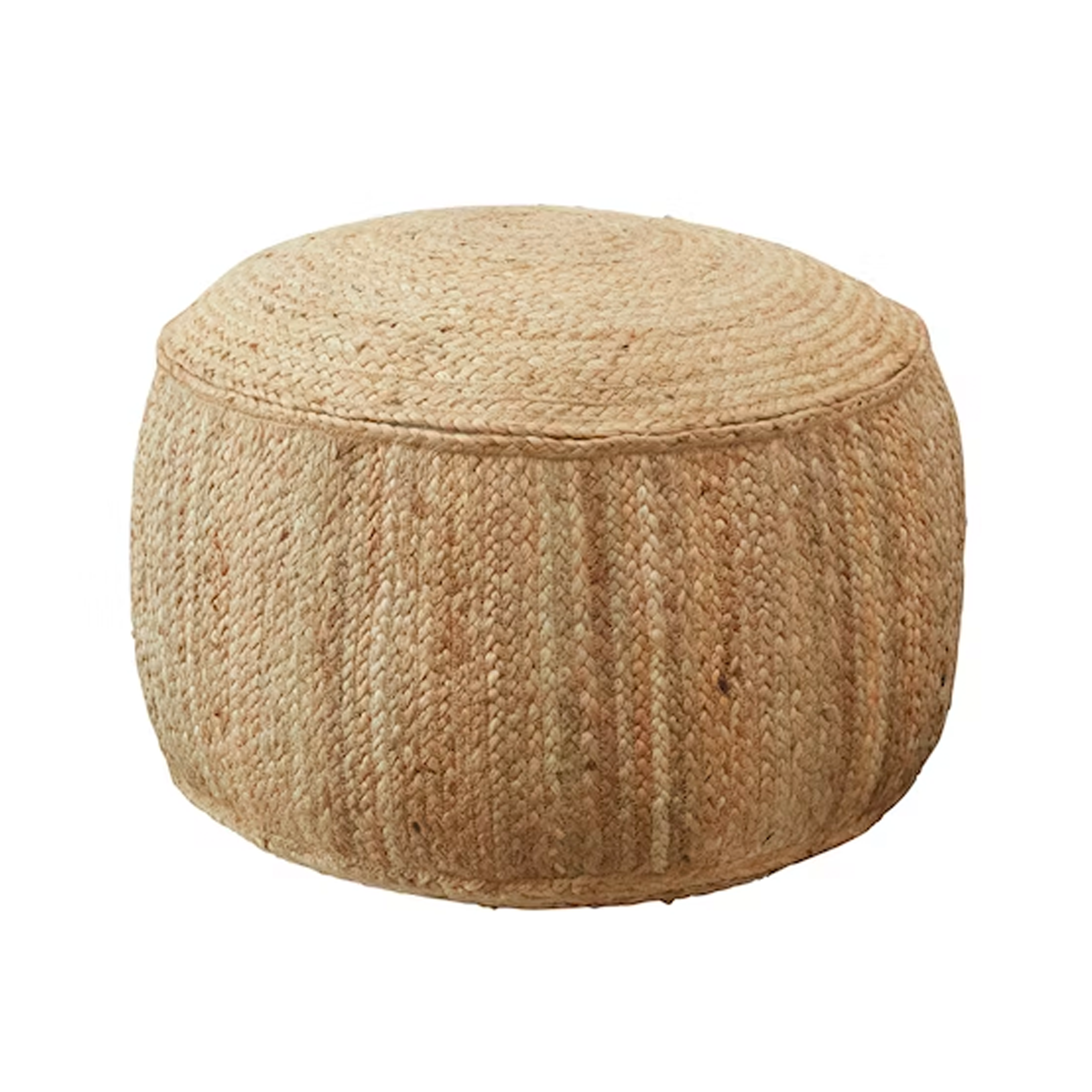 Tyra Round Jute Pouf, Poufs by HipVan HipVan