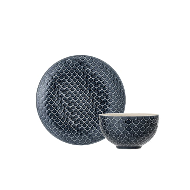 Nora Small Plate and Bowl Set - 0