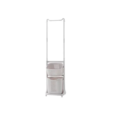Aarani Multi Clothes Stand With Laundry Basket - Image 1
