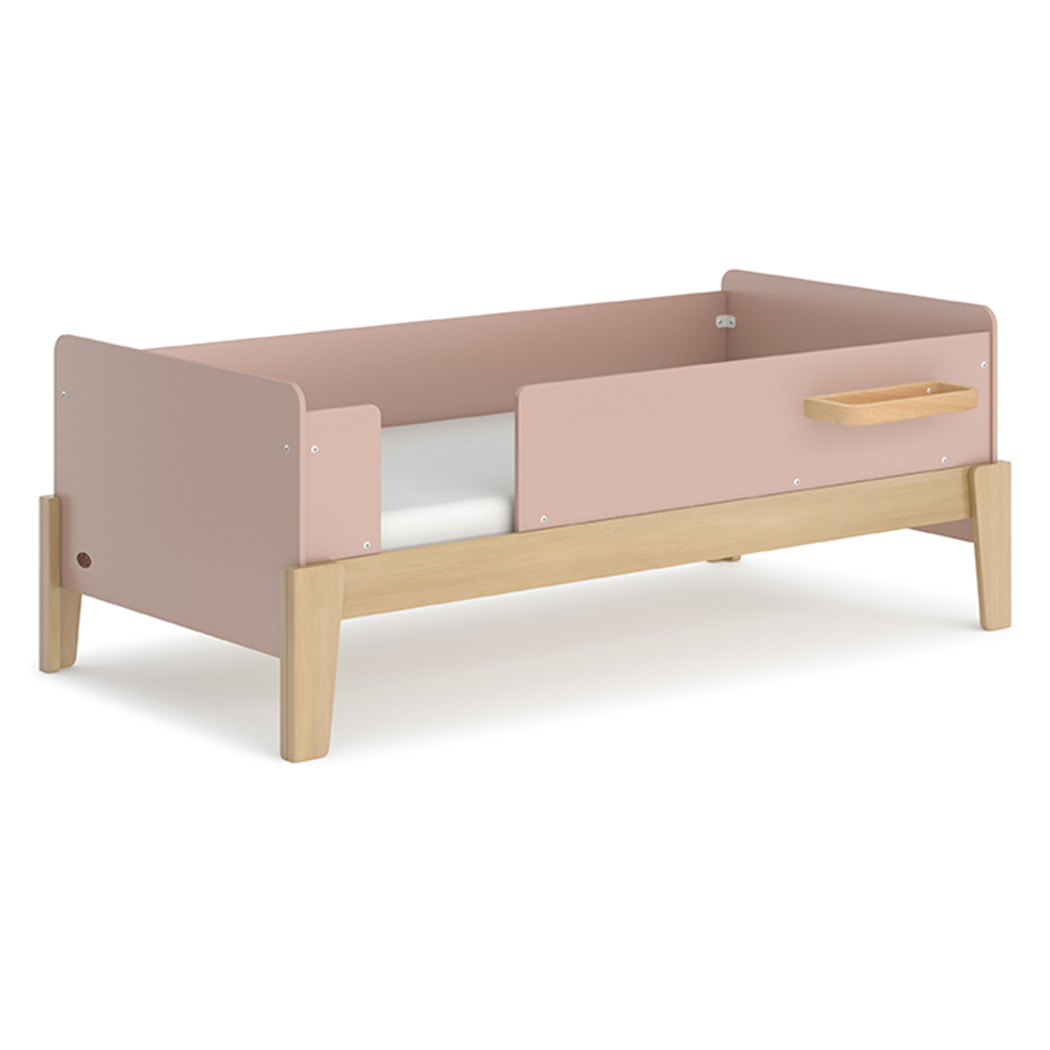 Natty Guarded Single Bed - Cherry & Almond