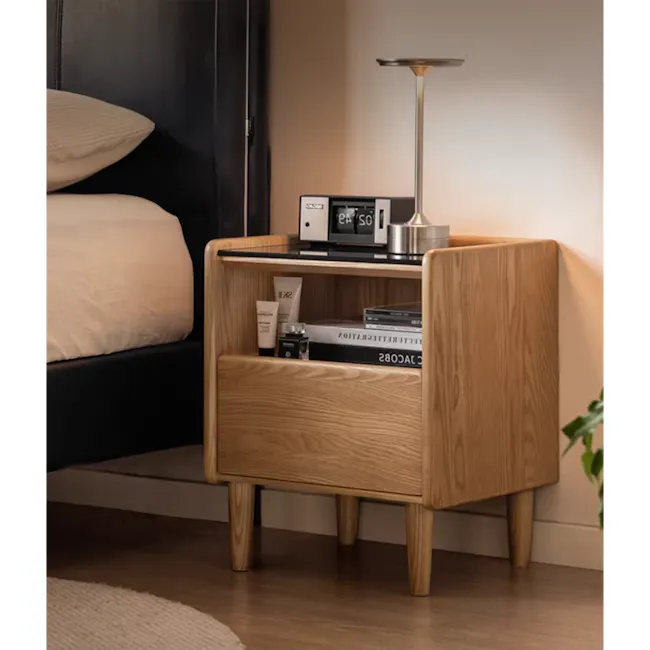 Taelor Bedside Table 0.3m - Oak - 13