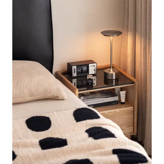Taelor Bedside Table 0.3m - Oak - 7