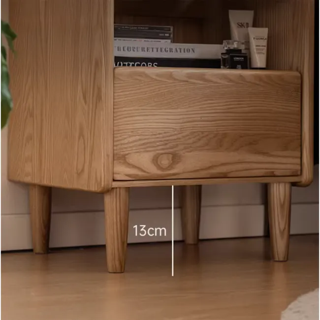 Taelor Bedside Table 0.3m - Oak - 6