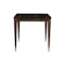 Persis Square Dining Table 0.8m in Black with 2 Elsie Dining Chairs in Black - 3