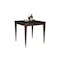 Persis Marble Square Dining Table 0.8m - Black, Walnut - 1