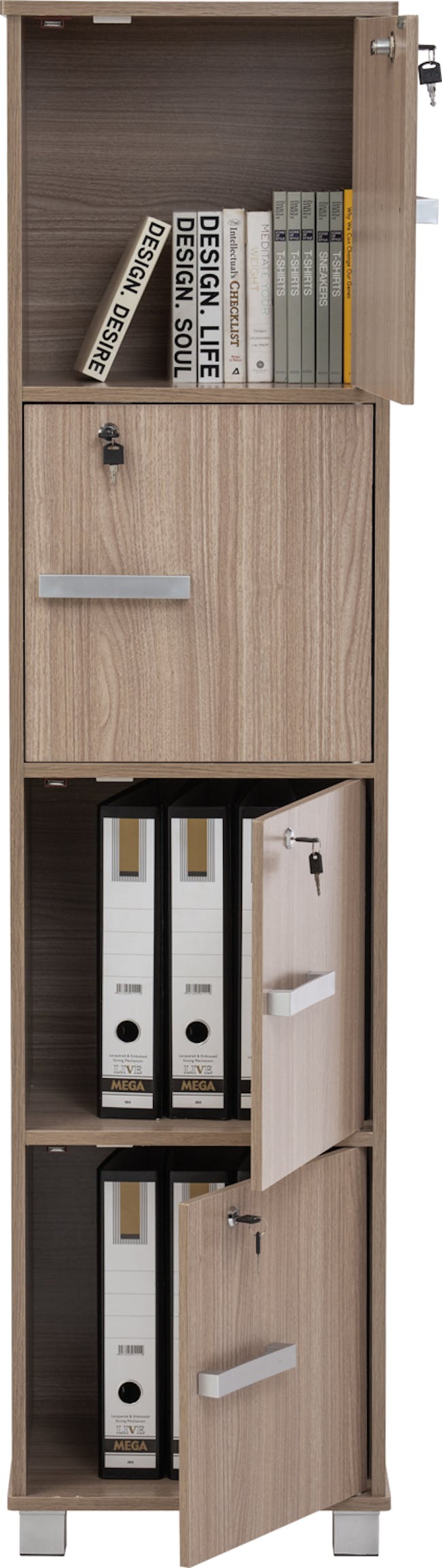 Naya 4 Door Cabinet - Ebonnese - 5