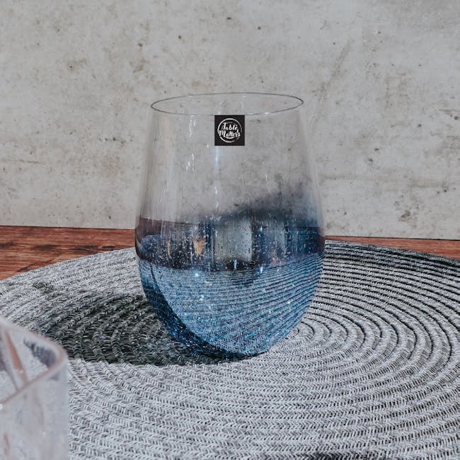 Table Matters Taikyu Luster Glass 530ml - Blue - 2