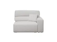 (As-is) Forte Right Arm Power Sliding Extension Sofa Unit - Misty Grey (Scratch Resistant)