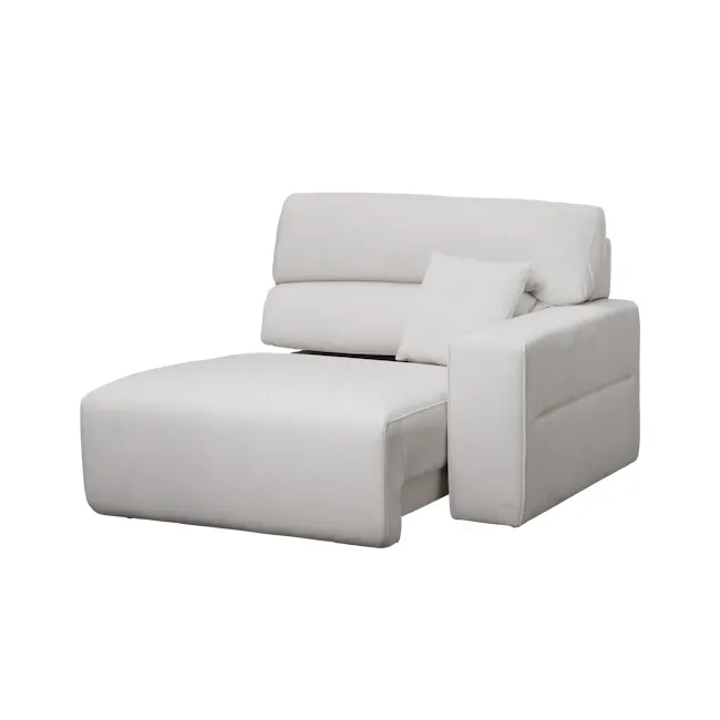 (As-is) Forte Right Arm Power Sliding Extension Sofa Unit - Misty Grey (Scratch Resistant) - 8