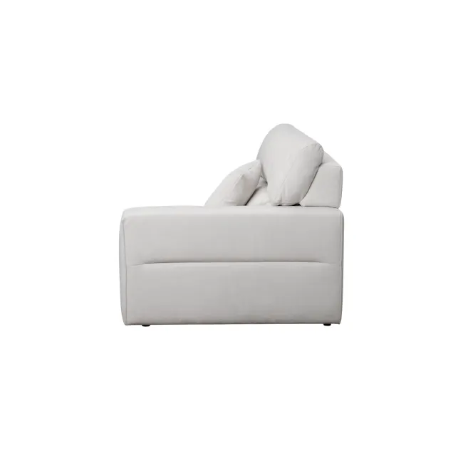 Forte Right Arm Power Sliding Extension Sofa Unit - Misty Grey (Scratch Resistant) - 11