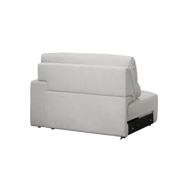 Forte Right Arm Power Sliding Extension Sofa Unit - Misty Grey (Scratch Resistant) - 10