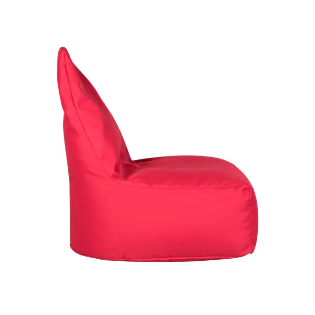 Milly Bean Bag - Red - 2 - Red, modern, comfortable, plush, ergonomic, recliner, cushioned, soft, inviting, cozy, stylish