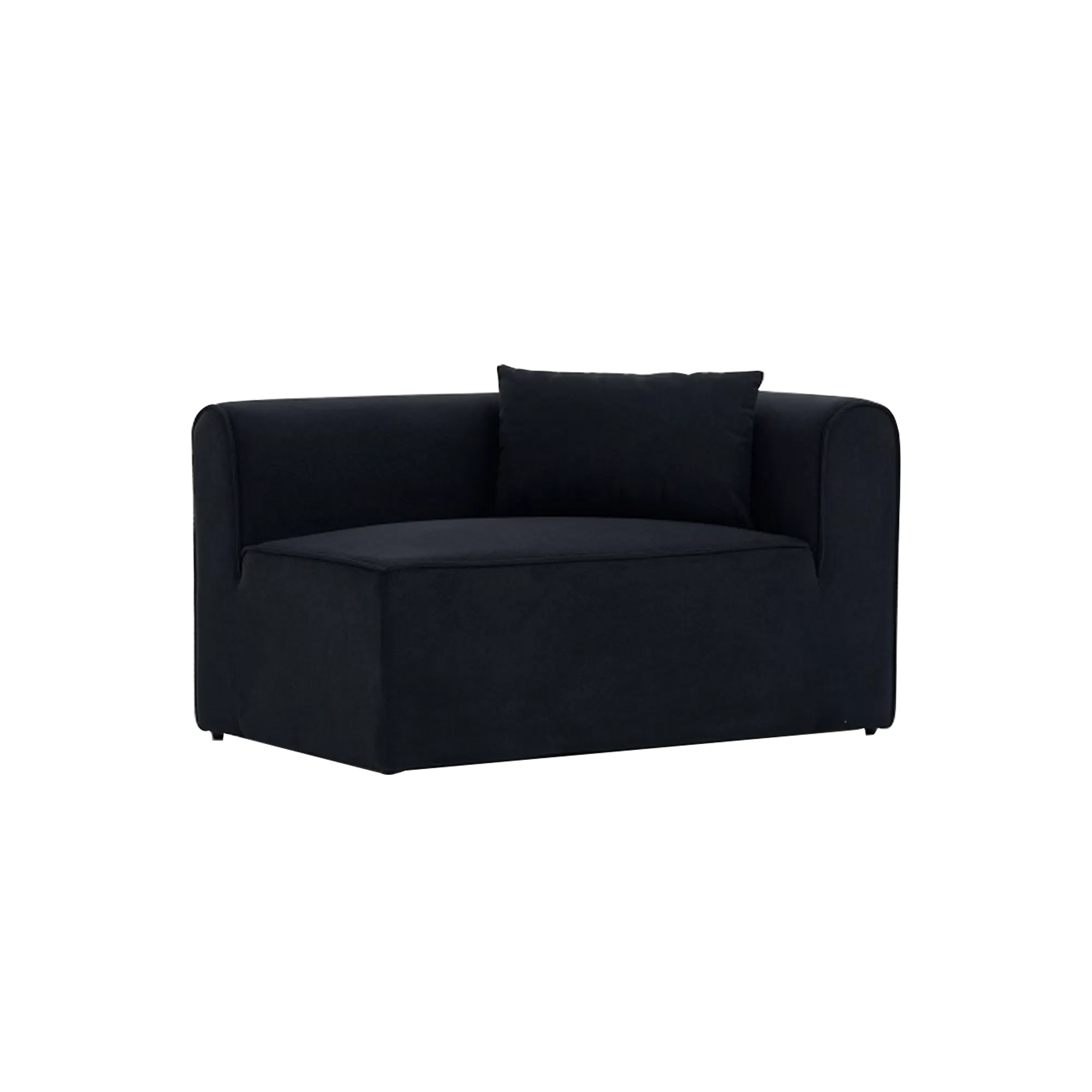 Mobo Modular Sofa Arm Unit - Black