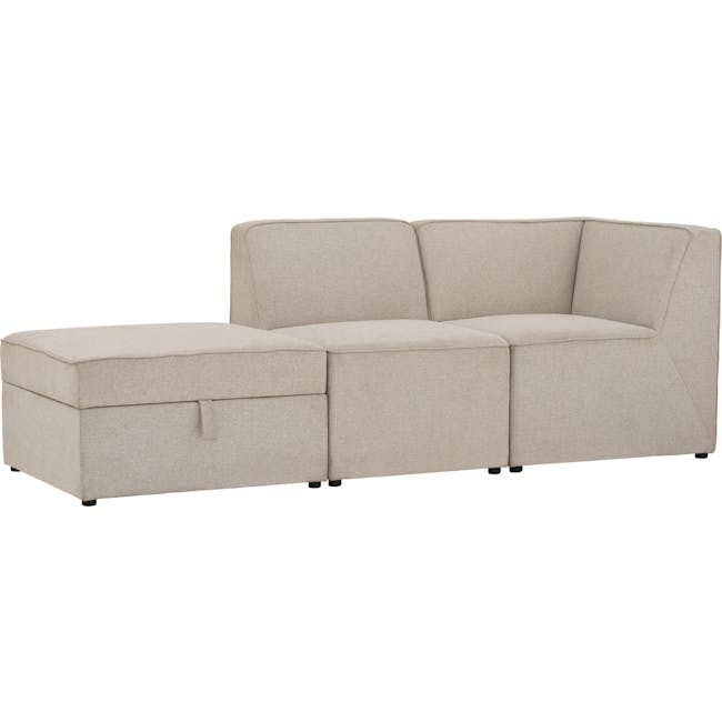 Tony 2 Seater Extended Storage Sofa - 2