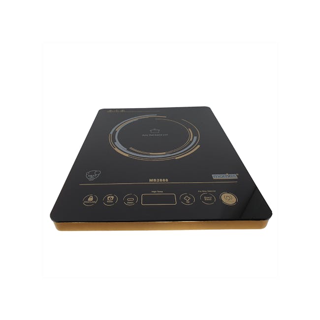 MORRIES Ceramic Infrared Cooker 2200W - 2 - Flat base pot, high temperature, pot size selection, child lock, timer, pot size