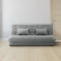 Tessa 3 Seater Storage Sofa Bed - Pewter Grey (Eco Clean Fabric) - 7