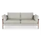 Astrid 3 Seater Sofa - Walnut, Ivory