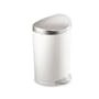 simplehuman Semi-Round Step Bin 10L - White - 0