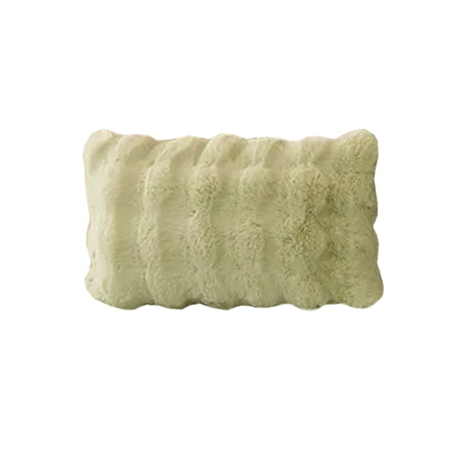 Alba Plush Lumbar Cushion Cover - Pistachio - 0