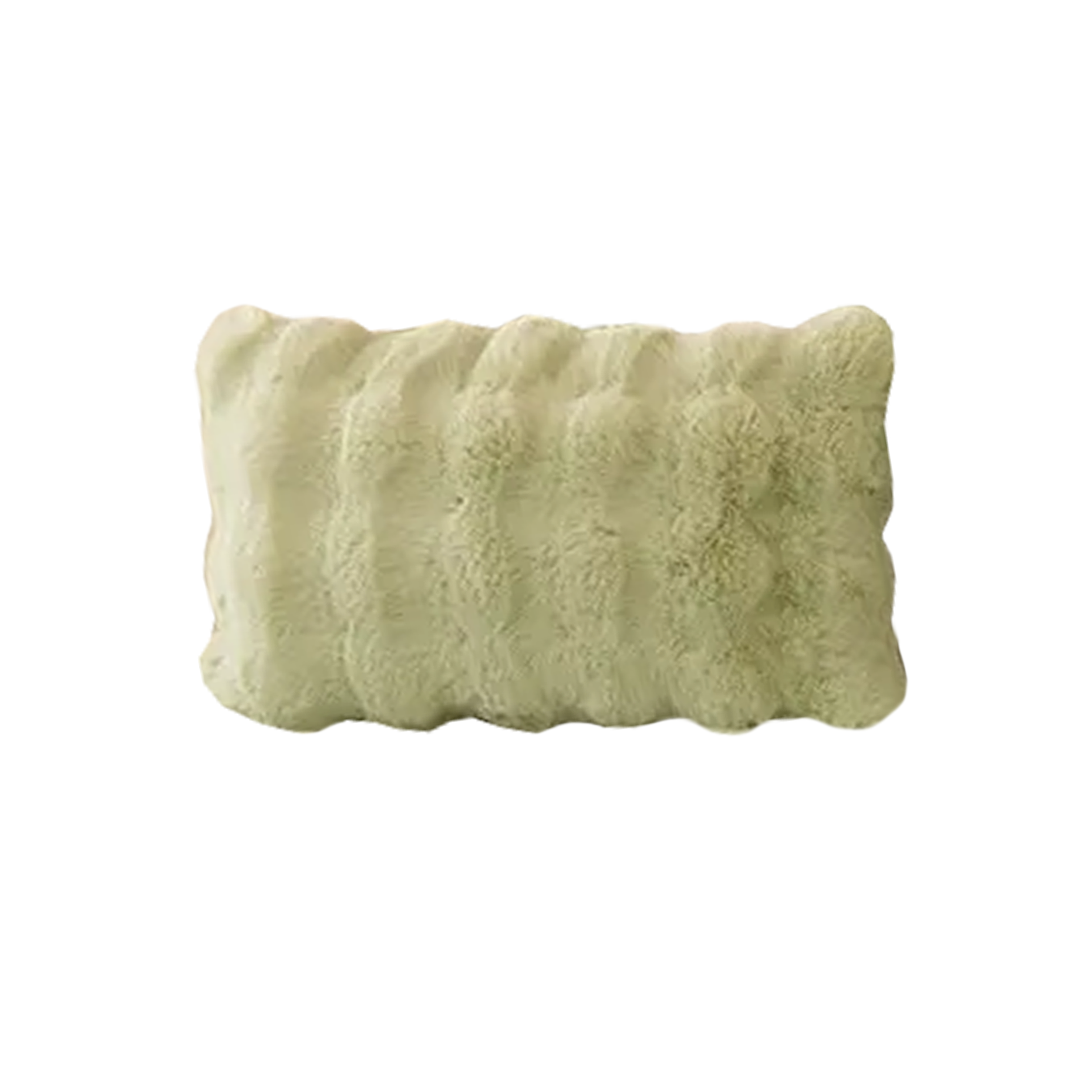 Alba Plush Lumbar Cushion - Pistachio