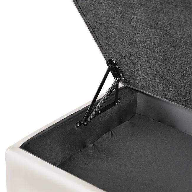 Cameron Large Corner Storage Sofa - Grey (Pet Friendly) - 19 - Foldable camping chair with integrated spring mechanism