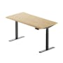 K3 PRO X Adjustable Table - Black frame, Oak MDF (2 Sizes) - 0