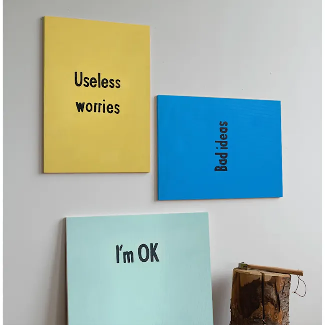 I'm OK and Other Lies Stretched Canvas 30 x 40 cm - 2