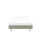 ESSENTIALS Single Divan Bed - Taupe (Faux Leather)