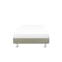 ESSENTIALS Single Divan Bed - Taupe (Faux Leather) - 0